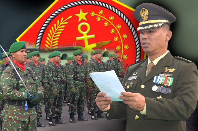 Korem Salatiga Gelar Upacara HUT TNI Ke 71 Tahun